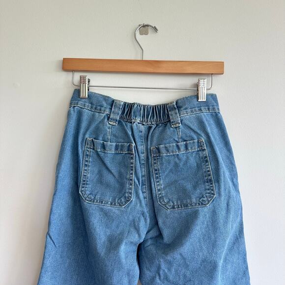 Old Navy High Rise OG Chino Straight Leg Denim Pants Blue XS - Picture 7 of 7